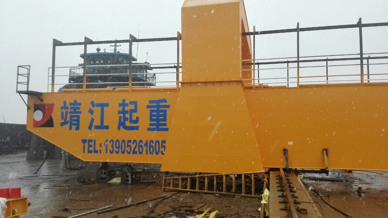 喜報：靖起100T船用門吊安裝完畢！